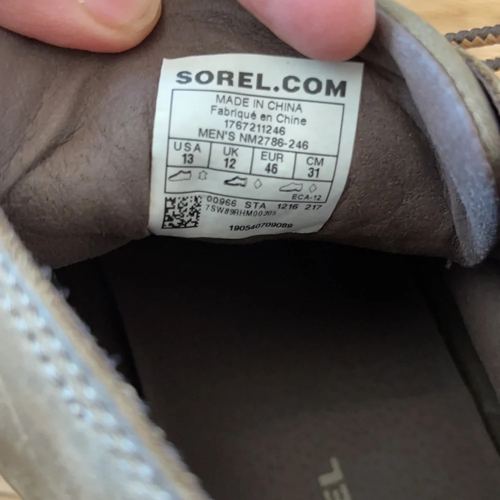 Sorel Men's Taupe Chukka Boots